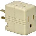 Eaton Wiring Devices Wht 3Outlet 3Wire Gnd Cube Tap BP1482V